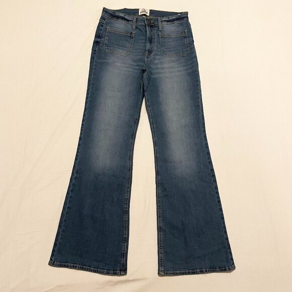 Jordache Vintage Flare Jeans High Rise Womens Size 8 - Picture 1 of 16